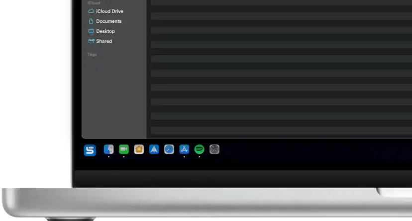 Reserves screen space